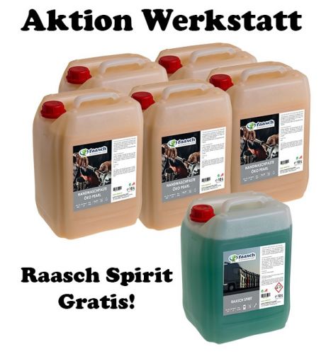 Aktion Handwaschpaste Öko Pearl + Raasch Spirit