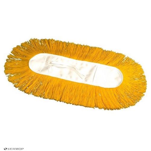 Feuchtwischmop Acryl, Band cut, 130 cm, gelb