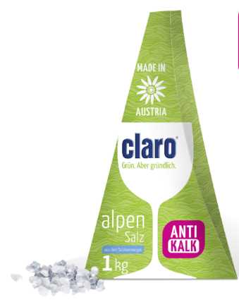 claro ÖKO Alpensalz Dosierpyramide 1 kg