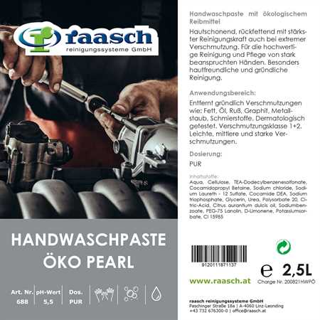 Handwaschpaste ÖKO Pearl 2,5 L