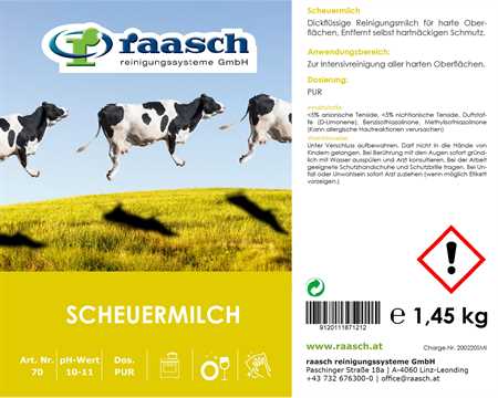 Scheuermilch (Reinigungsmilch) 1,45 Kg