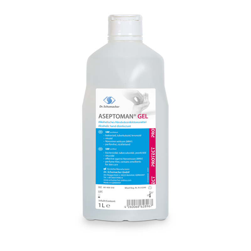 Aseptoman Gel Spenderflasche 1 L