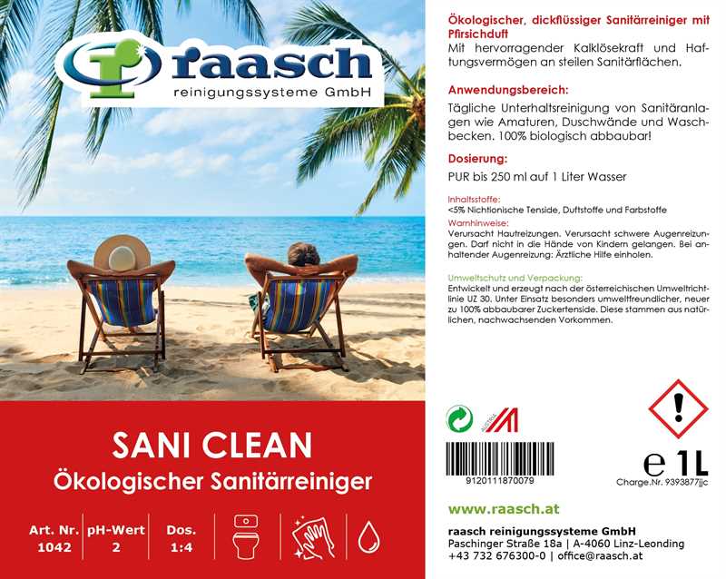 Sani Clean 200 ml Qualitätsmuster