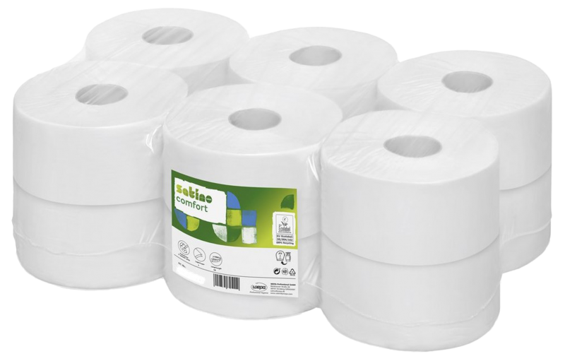 Toilettenpapier Mini Jumbo weiß JT1